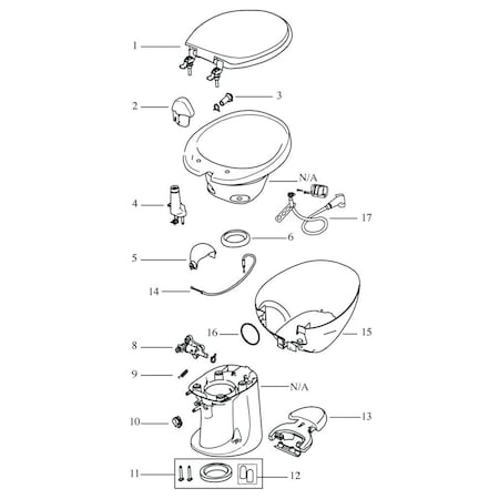 Thetford STYLE LITE BOWL WRAP O-RING 34131